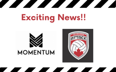 DURHAM ATTACK VOLLEYBALL CLUB PARTNERS WITH MOMENTUM VOLLEYBALL