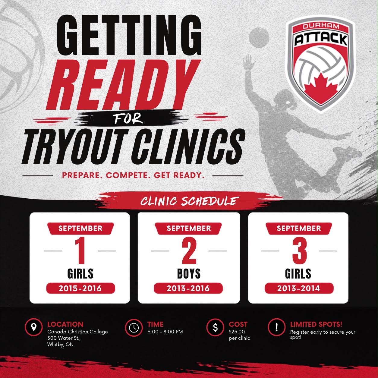 Durham Attack Try-Out Clinics